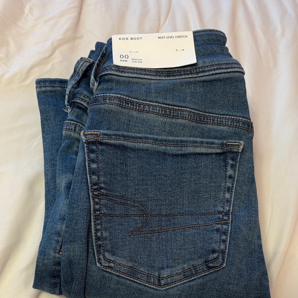 American Eagle Outfitters Women's Blue Boot Cut Jeans